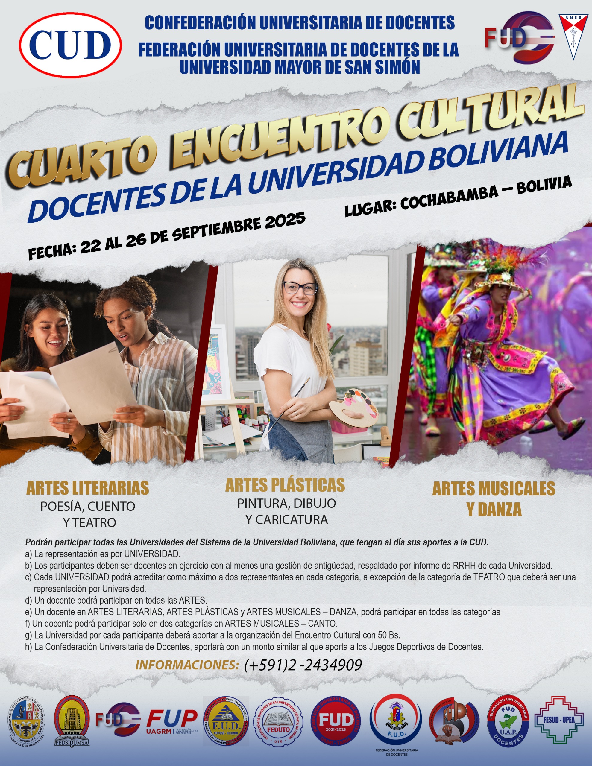 Afiche del Encuentro Cultural
